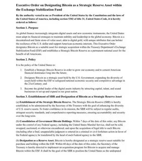 Trump signs executive order to establish strategic Bitcoin reserve - Dimsum Daily