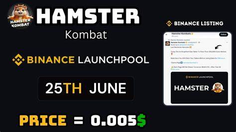 Binance Launchpool adds Hamster Kombat ahead of token launch