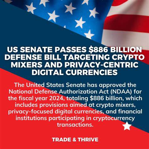 $886 Billion Military Spending Bill Takes Aim At Crypto Mixers and Anonymity-Enhancing Coins - CCN.com