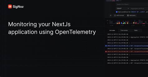 Traces, Metrics and logs in NextJS apps with OpenTelemetry