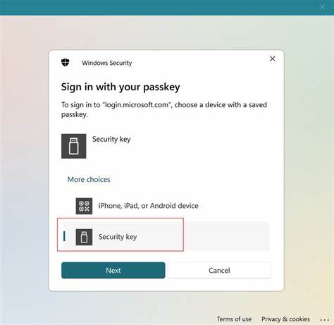 Passwordless Authentication with FIDO2 Security Key for Remote Desktop 