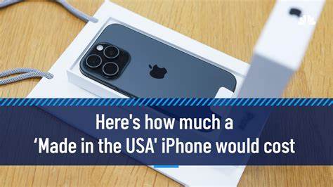 An American-Made iPhone: Just Expensive or Impossible?