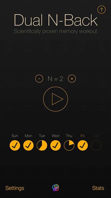 N-Back – A Minimal, Adaptive Dual N-Back Game for Brain Training