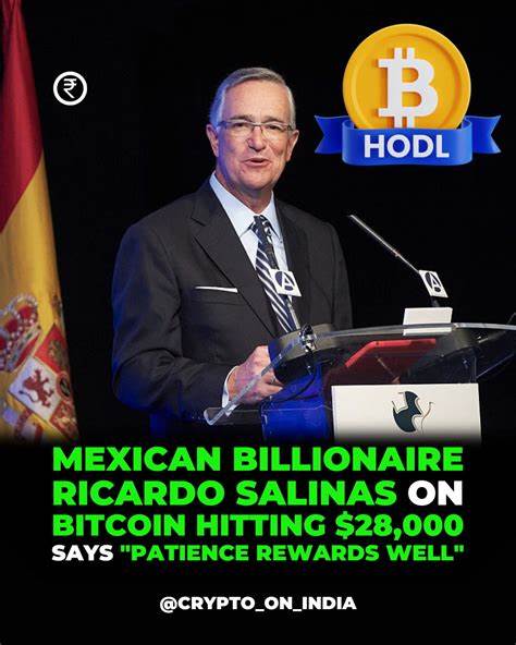 Mexican billionaire Ricardo Salinas allocates 70% of his portfolio to Bitcoin - Cryptopolitan