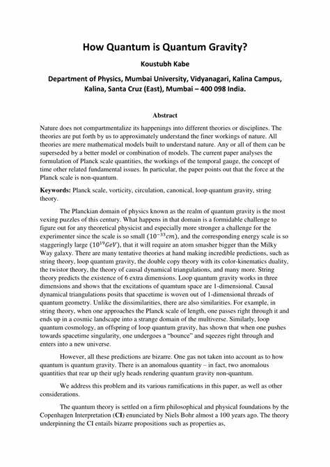 I just publish a paper solving quantum gravity