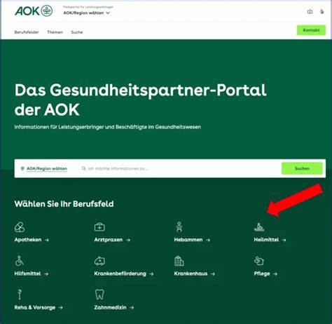 AOK – Gesundheits-Partner-Portal in Leichter Sprache