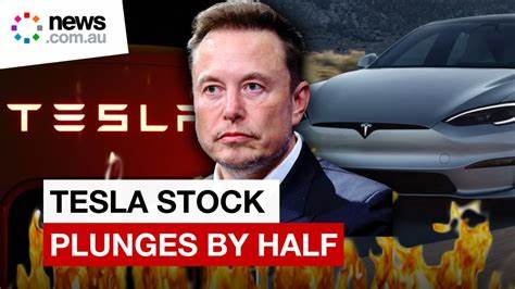 Tesla's profit plunges again as the fallout from Musk's politics continues to repel buyers