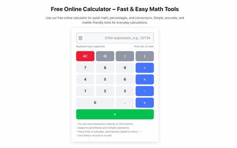 Free Online Calculators