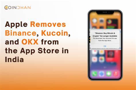 Apple has removed crypto exchange apps Binance, Kucoin, OKX from App Store in India after government orde - The Times of India