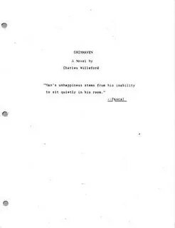 Self Censorship and Charles Willeford's Grimhaven