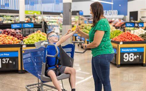 In-person shopping at Walmart is now calmer and more accessible