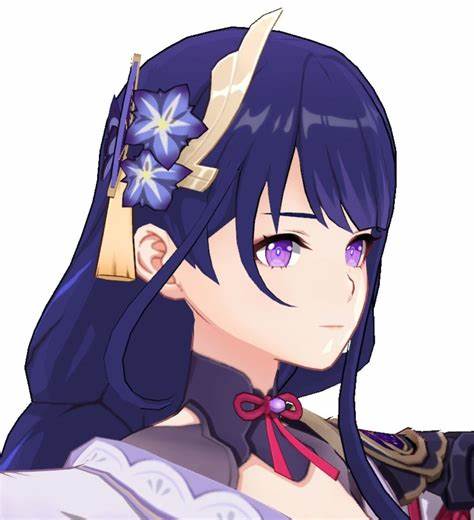 Raiden Shogun Hair - Pinterest