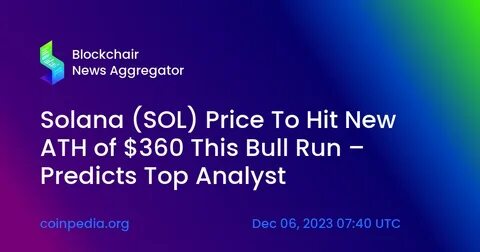 Analyst Unveils Catalysts That Could Trigger ‘Crazy Pump’ for Solana, Says SOL Could Become the Hardest Layer-1