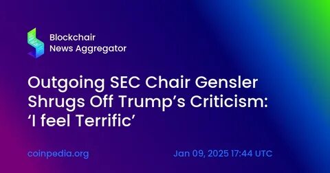 Outgoing SEC chair Gensler has crypto doubts ahead of Trump 2.0 - Yahoo Finance