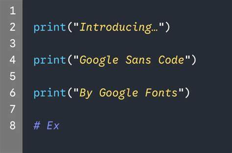 Google Sans Code