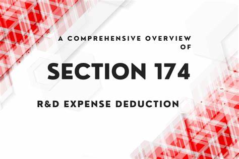 Section 174 is reversed Mostly, that is