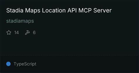 Stadia Maps MCP Server – Location Context for AI