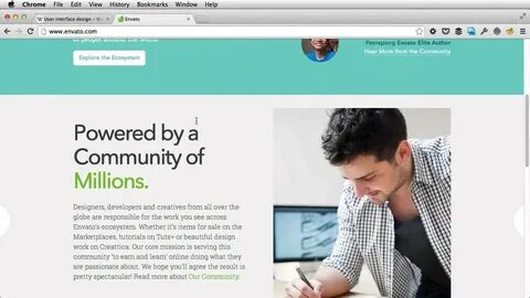 How do you find the user interface for this site