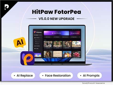 HitPaw FotorPea V5.0.0 Adds AI Replace, Face Fix & AI Painting