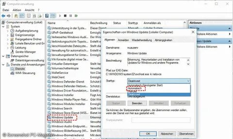 Automatische Updates deaktivieren oder auf manuell setzen Windows 10