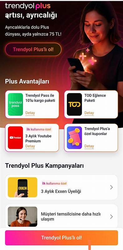 Trendyol'un yeni hizmeti Trendyol Plus açıldı. Aylık 75 TL