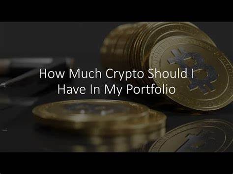 How Much Crypto Should Be in a Portfolio? - CoinDesk