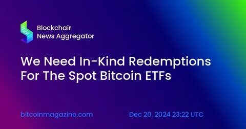 In-kind redemptions could boost crypto opportunities for RIA clients - Citywire