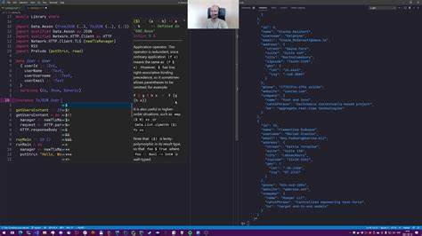 JSON Parser in 111 lines of Haskell (2019) [video]