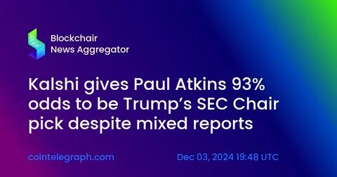 Senate banking panel votes to advance Trump's nomination of Paul Atkins to chair the SEC - The Block