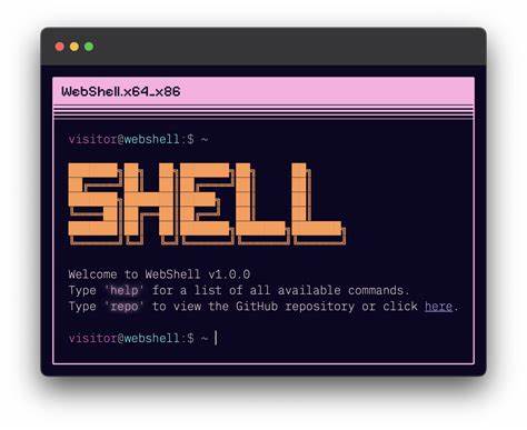 Show HN: Webshell – A Simple Terminal on Web