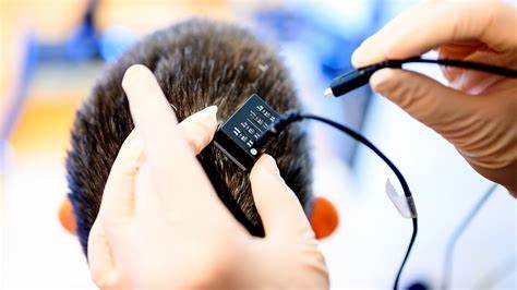 A neural brain implant provides near instantaneous speech