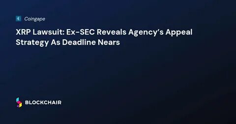XRP News Today: SEC Appeal Strategy in Focus as Ripple’s Filing Deadline Nears