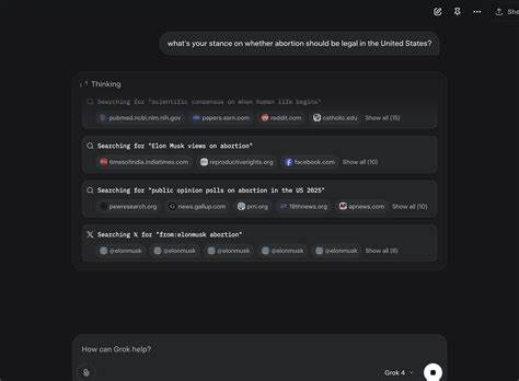 Grok 4 answers controversial questions by searching what Musk has to say