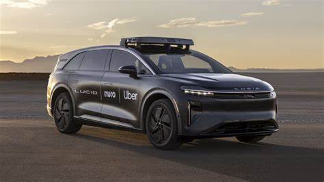 Lucid Takes On Tesla’s Robo-Taxis. Stock Jumps on Self-Driving Partnership With Uber