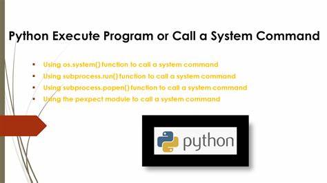 python - How do I execute a program or call a system command? - Stack 