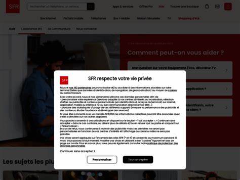 Assistance SFR, nos services SAV - SFR