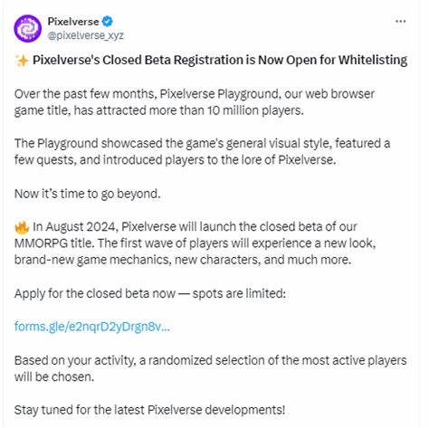 Pixelverse Opens Closed Beta Registration for Whitelisting - Crypto Times