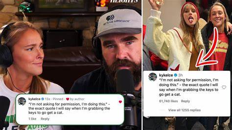 Kylie Kelce Is Going to Quote Jason’s 'Not Asking for Permission' Comment to Get a Cat - PEOPLE