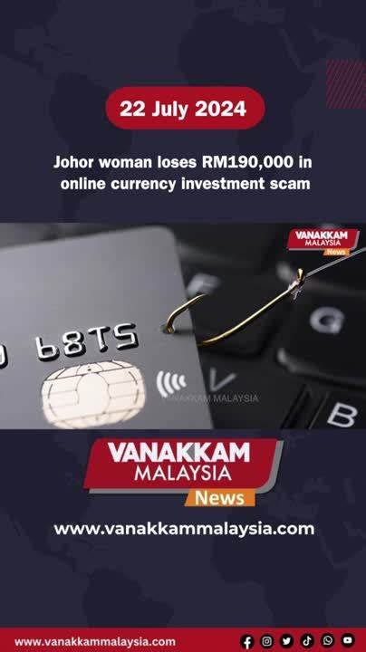 Woman loses RM190,000 of life savings to cryptocurrency scam