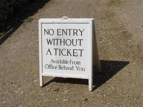 The Revolution is Coming — No Entry Without a Ticket