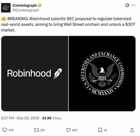 Robinhood proposes SEC rules for tokenized real-world assets - Cointelegraph