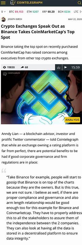 Crypto Scam: Binance’s CZ Speaks on CoinMarketCap, Cointelegraph Security Breach