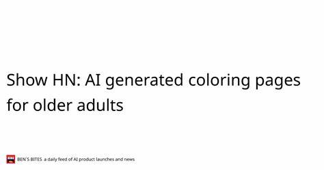 Show HN: Coloring Page Generator – VizBull
