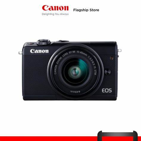 Canon EOS M100 EF-M15-45mm Mirrorless Camera (24.2MP)