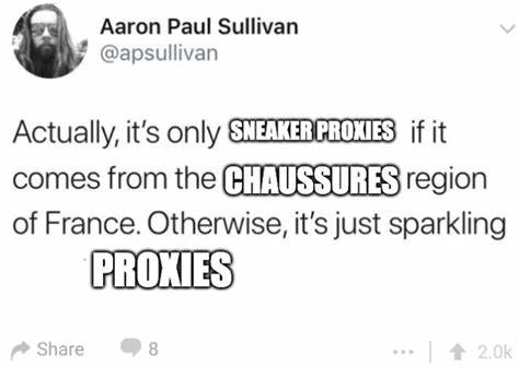 Bought sneaker proxies by mistake, did science with them anyway