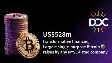 NYSE-Listed DDC Enterprise Closes $528 Million Raise for Bitcoin Treasury Push