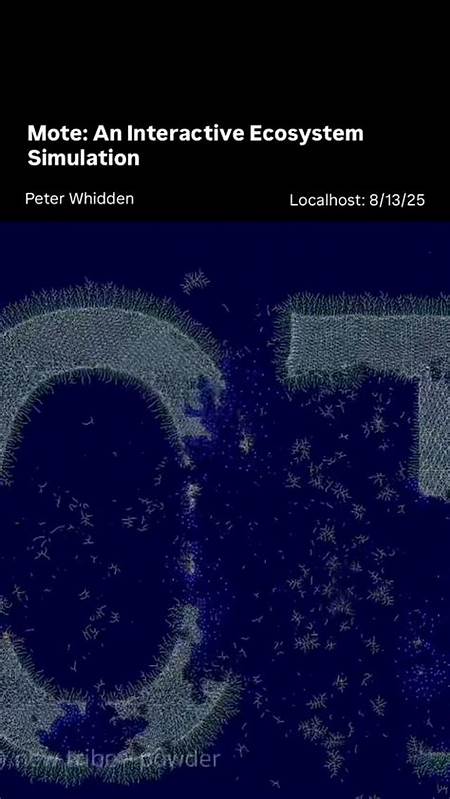 Mote: An Interactive Ecosystem Simulation – Peter Whidden [video]