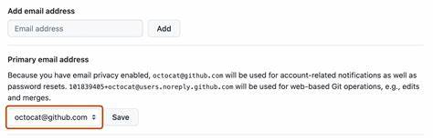 Get the email address for GitHub username