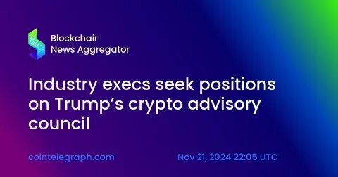 Trump’s Crypto Advisory Council to Feature 24 Industry Leaders and Shape Policy - Binance