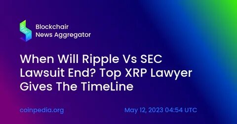 XRP: When Will Ripple’s Case With The US SEC End?